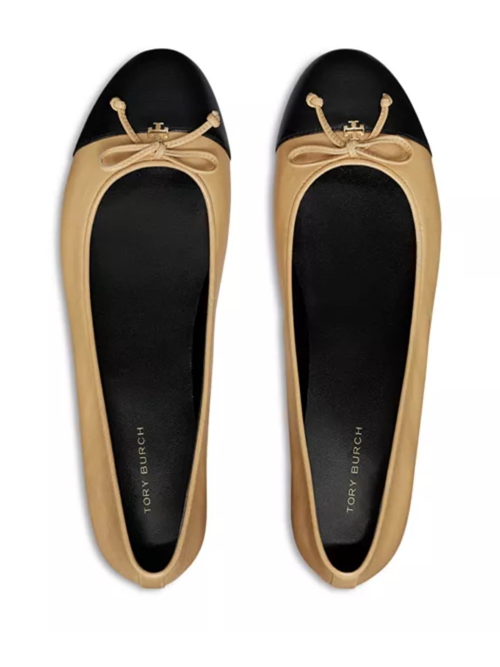 Tory Burch Cap-Toe Ballet Flats / Ginger Shortbread / 7.5 - Picture 7 of 8